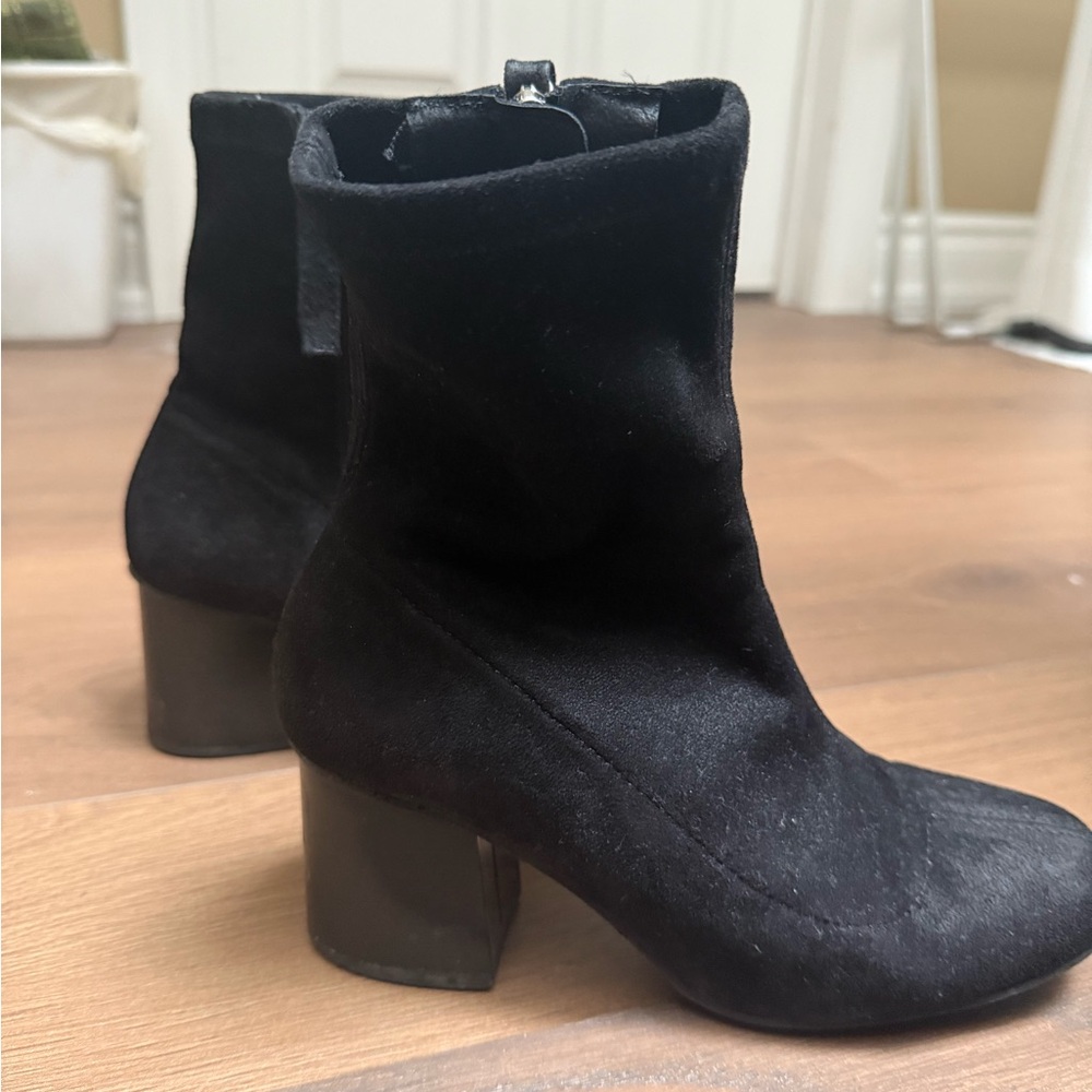 L'INTERVALLE Black Suede Boots - Picture 2 of 4